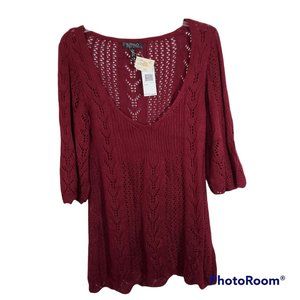 NWT Buffalo David Bitton Open Knit Sweater. Size Large.